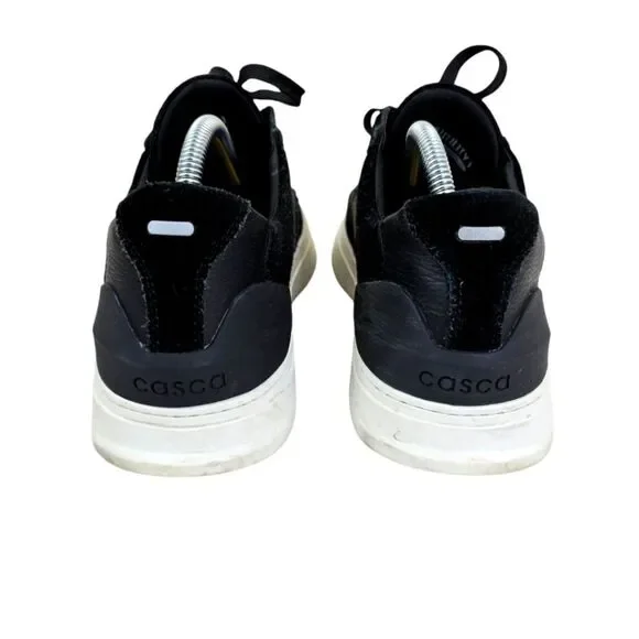 Casca Avro Utility 1 Black Suede and Mesh Lace Up Casual Sneakers M 9.5 - W 11.5